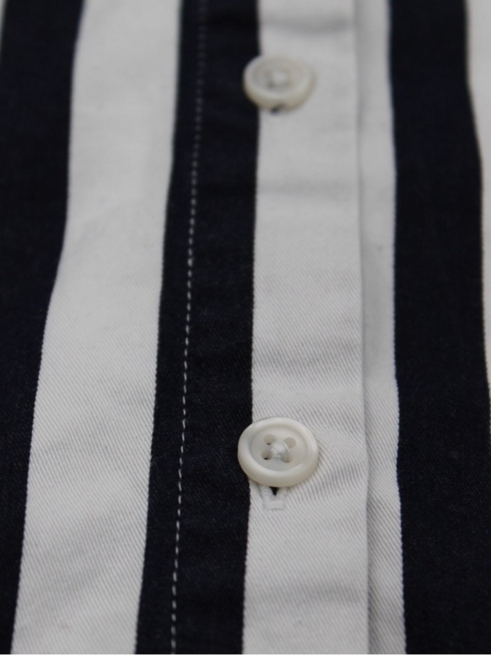 A New Day • Navy & White Striped Shirt Dress - Picture 4 of 9